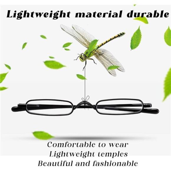 2-Pack Slim Pocket Readers Compact Folding Design with Pen-Style Case X1.5 Mag - Picture 3 of 5